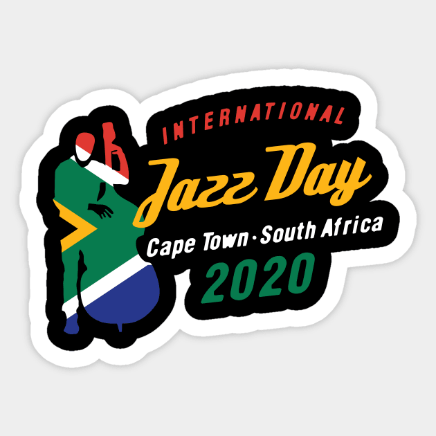 Jazz Day Cape Town, South Africa, 2020 Sticker by jazzworldquest